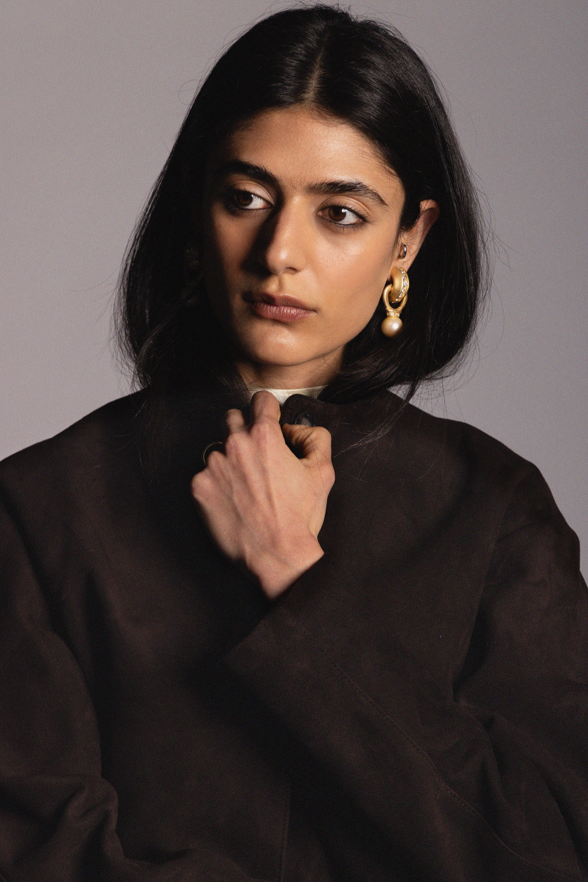 Nora Jacket | Brown Suede