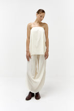 Strapless Top in Vanilla