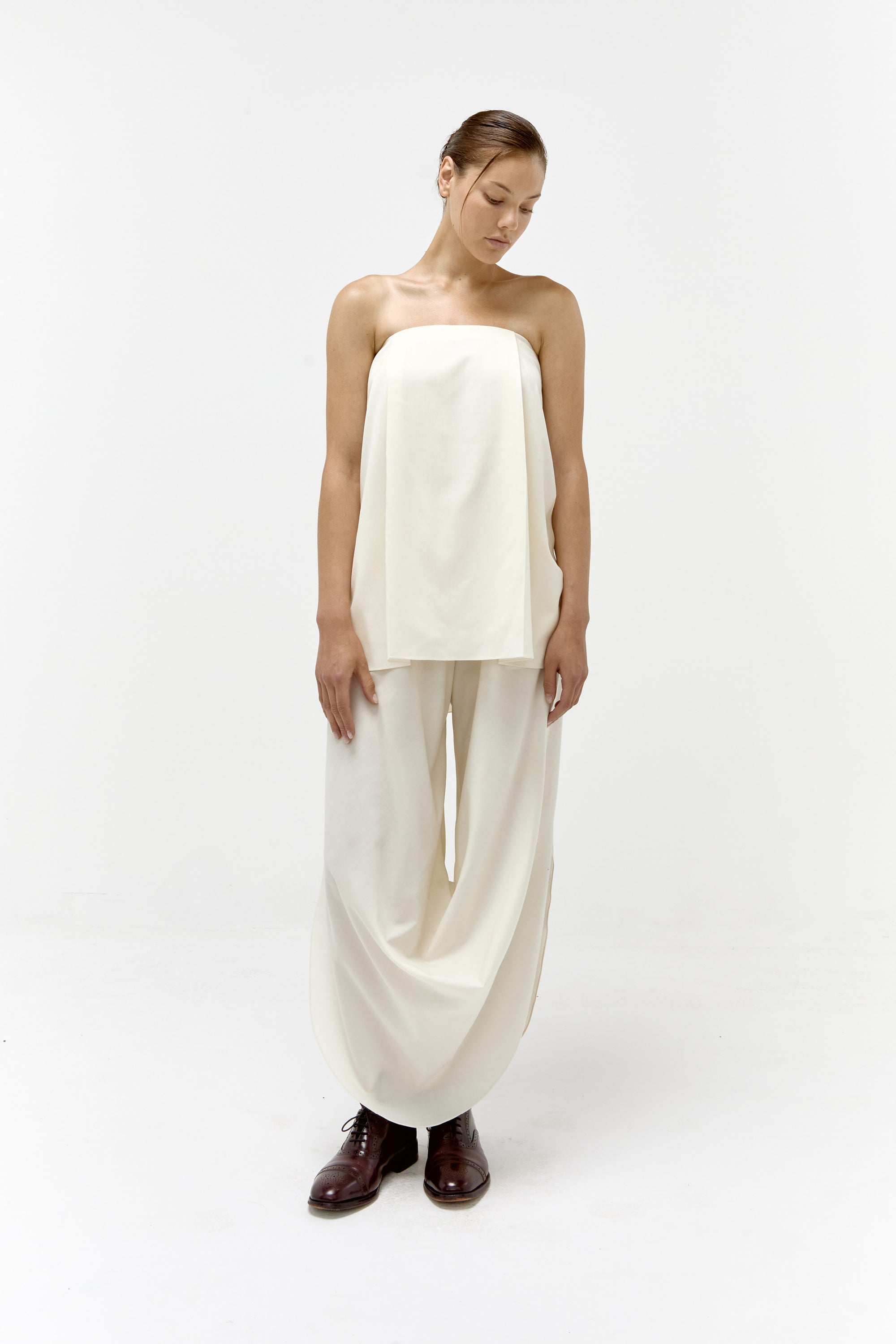 Strapless Top in Vanilla