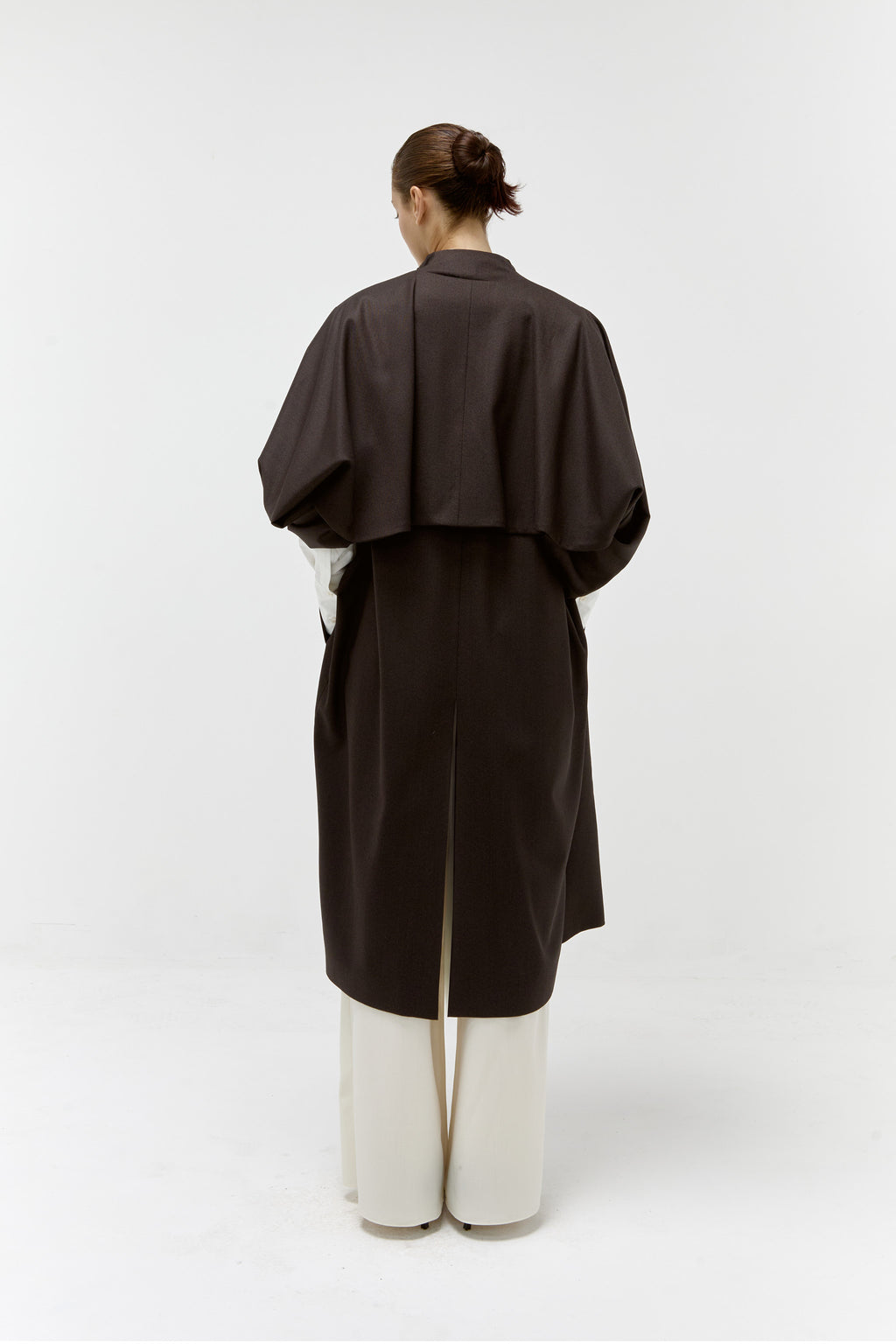 Raglan Coat in Bitter Chocolate