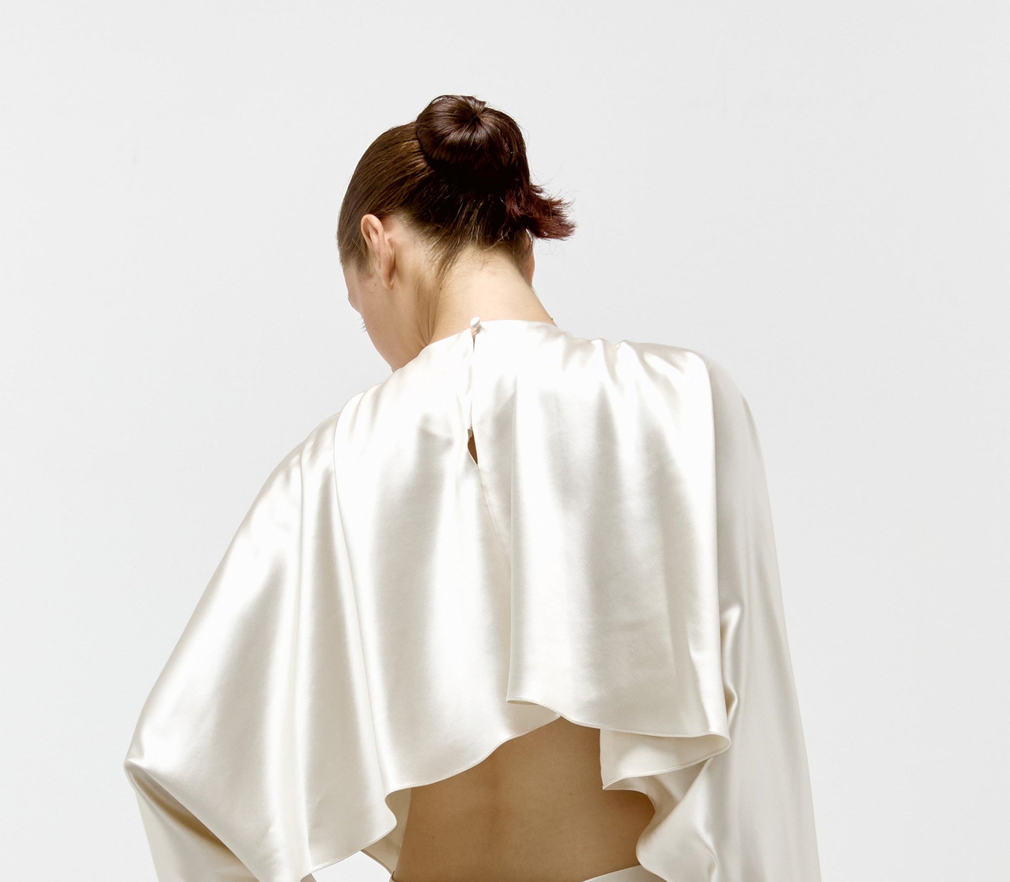 Batwing Gown in Champagne