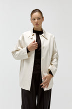 Cotton Evening Jacket in Vanilla