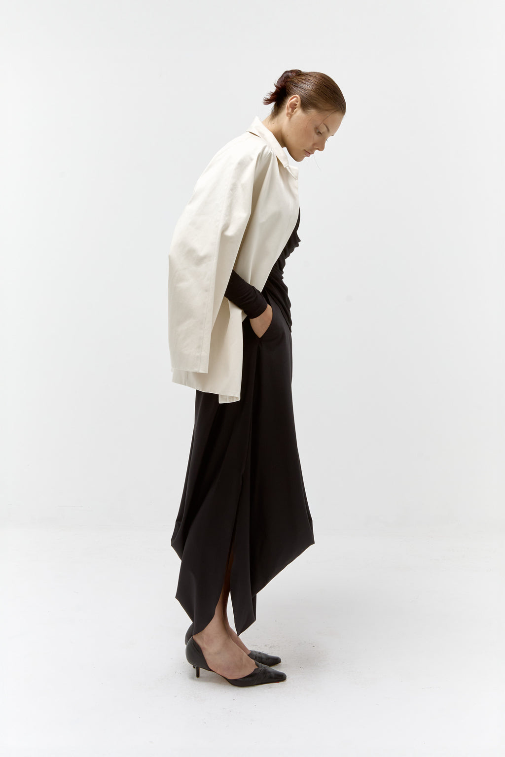 Cotton Evening Jacket in Vanilla