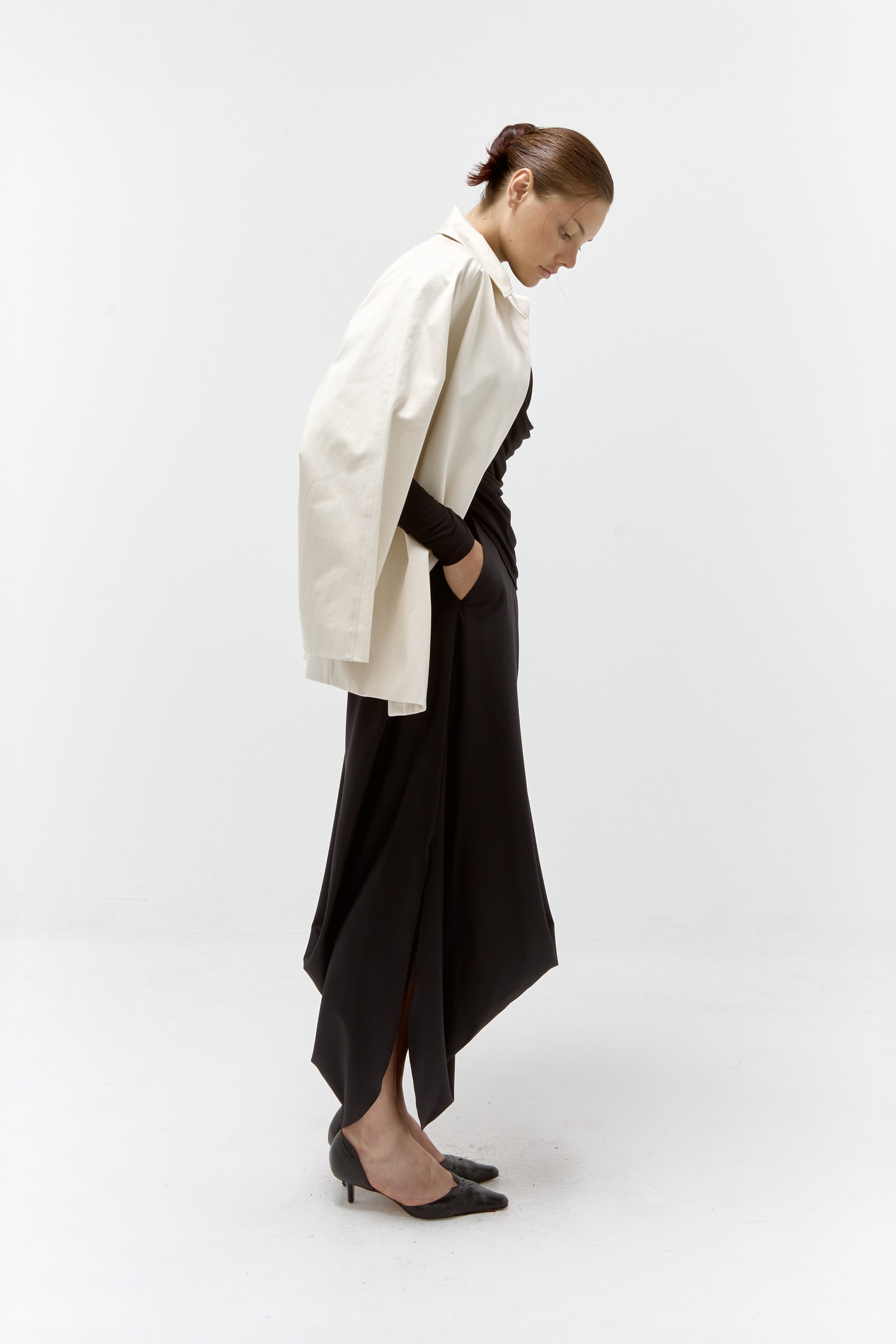 Cotton Evening Jacket in Vanilla