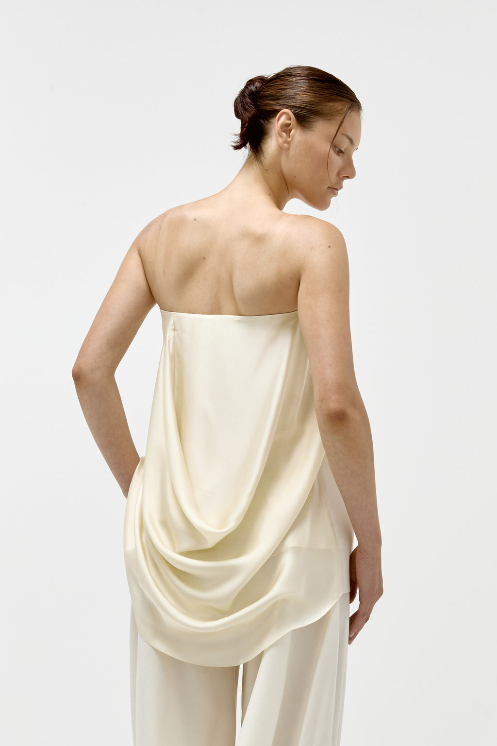 Strapless Top in Vanilla