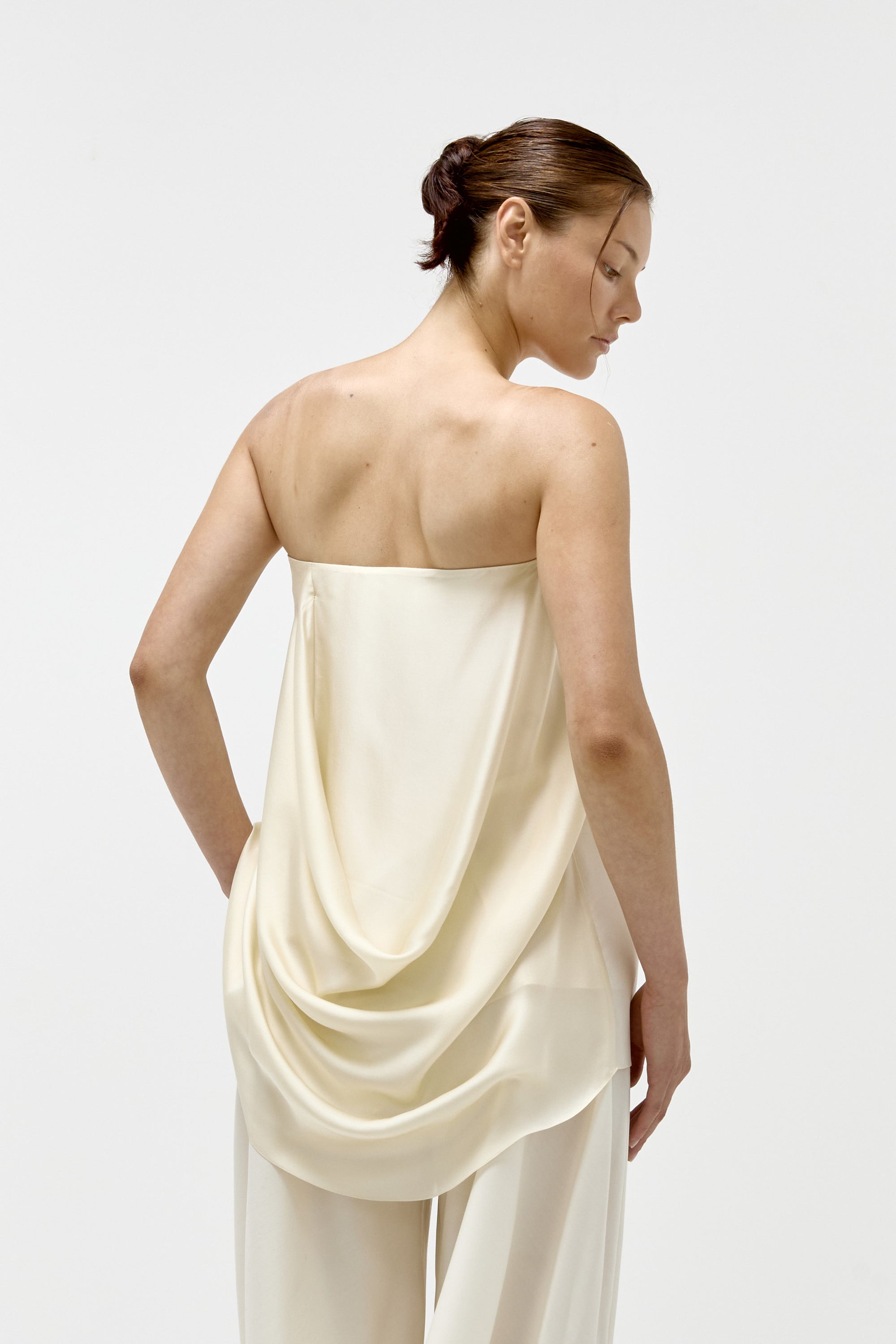 Strapless Top in Vanilla